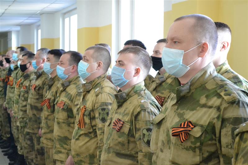 Росгвардейцы Северо-Западного округа присоединились ко всероссийской акции «Георгиевская ленточка»