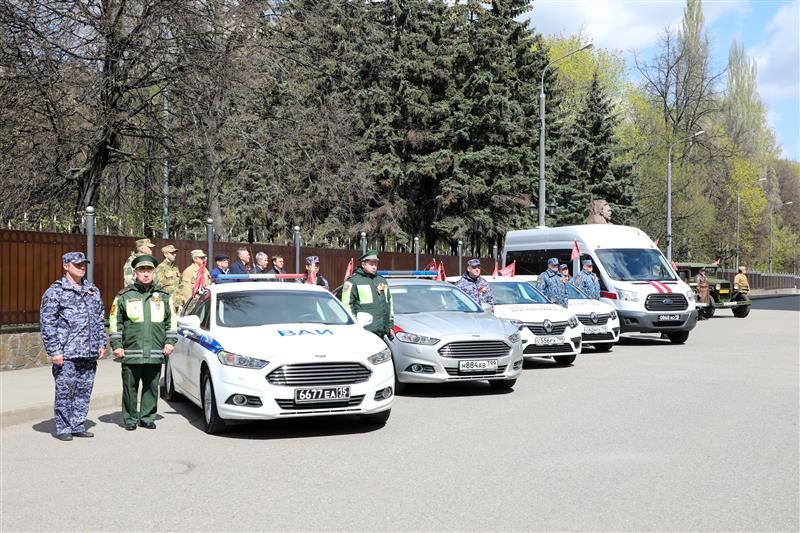 IV ежегодный автопробег Росгвардии «Вахта Памяти. Сыны Великой Победы» прибыл в г. Осташков