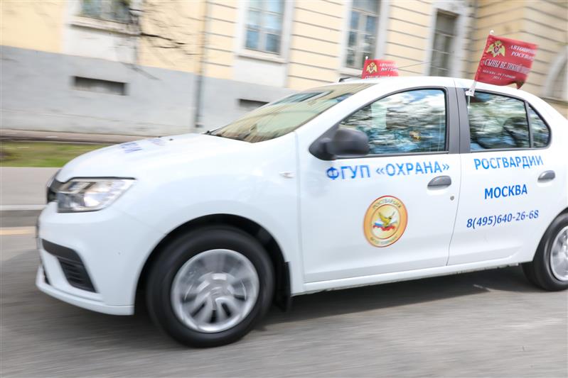 IV ежегодный автопробег Росгвардии «Вахта Памяти. Сыны Великой Победы» прибыл в г. Осташков