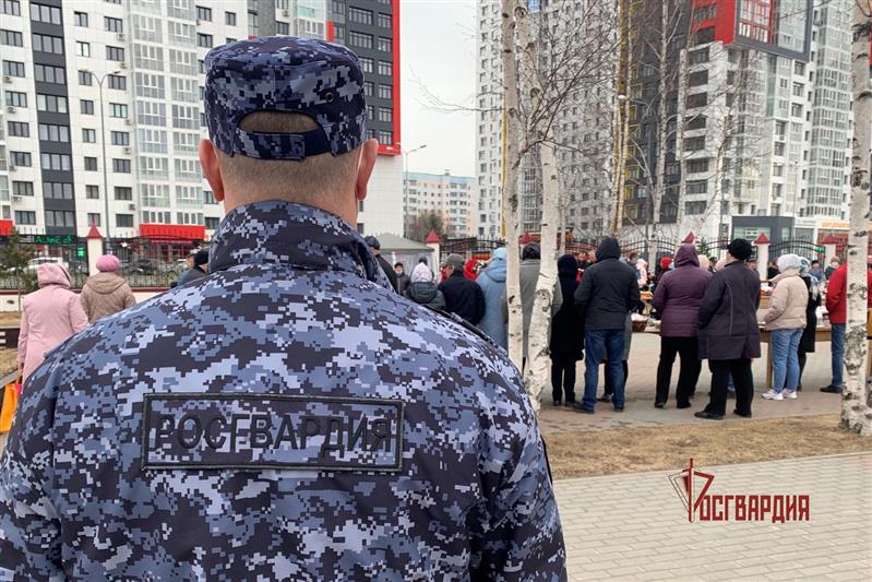 В пасхальные выходные Росгвардия обеспечила правопорядок на Урале