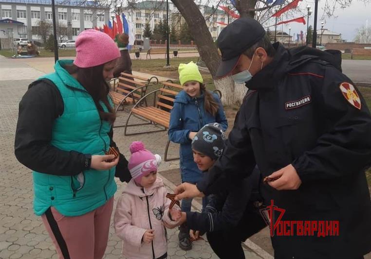 В Тюмени Росгвардия проводит патриотические акции, посвящённые Дню Победы