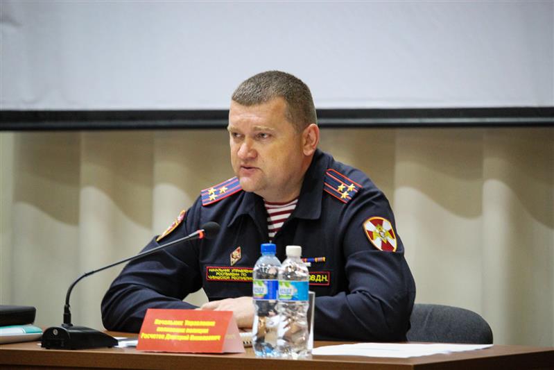 Личному составу Управления Росгвардии по Чувашской Республике представлен новый руководитель тероргана