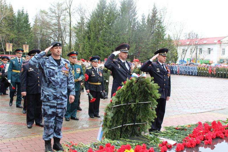 Росгвардейцы Восточного округа приняли участие в парадах Победы