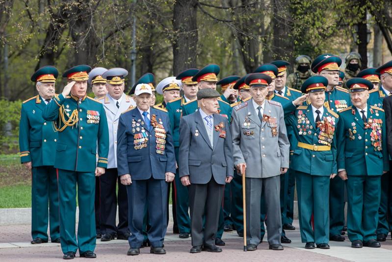 В Росгвардии состоялись торжественные мероприятия, посвященные 76-й годовщине Победы в Великой Отечественной войне
