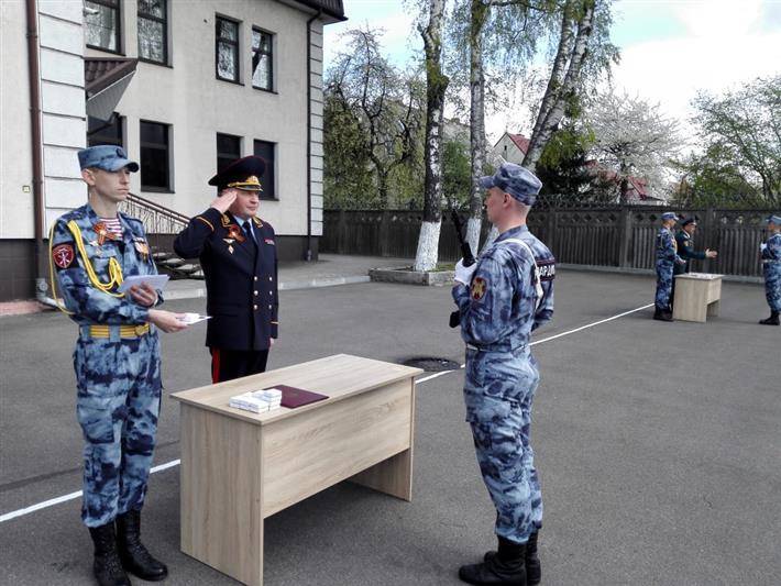 В Калининграде прошло торжественное награждение личного состава парадного расчета Росгвардии