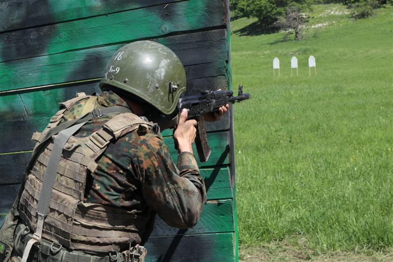 В Южном округе Росгвардии проведены испытания на право ношения крапового берета 