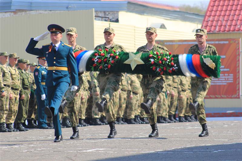 В центре подготовки личного состава, состоялось торжественное мероприятие, по-священное 79-годовщине со Дня образования воинской части