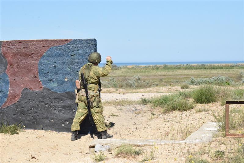 Завершился полевой выход бойцов каспийского ОМОН Росгвардии