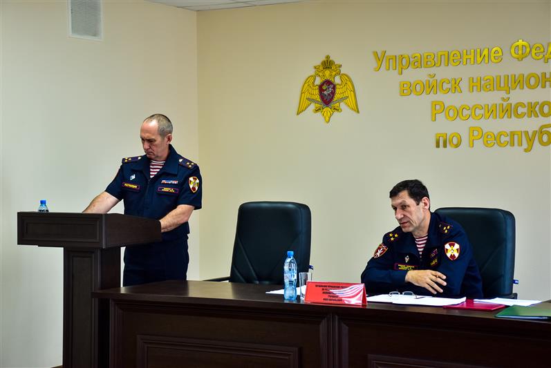 Начальник Управления Росгвардии по Республике Адыгея провел оперативное совещание