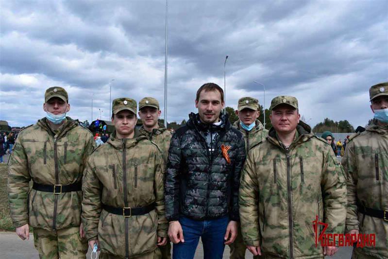 В преддверии Дня Победы личный состав лесновского полка принял участие в торжественном открытии парка патриотического воспитания