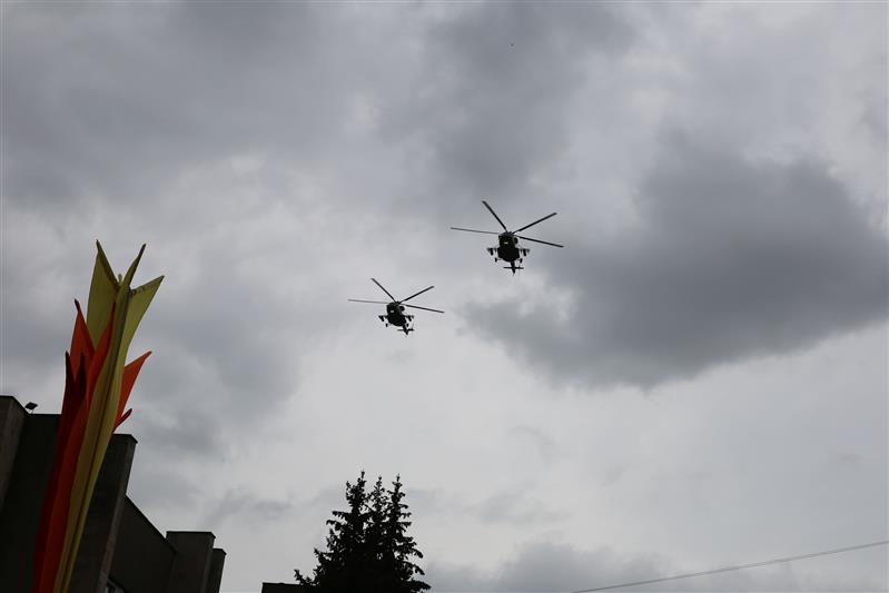 Военнослужащие Росгвардии приняли участие в параде Победы в столице СКФО 