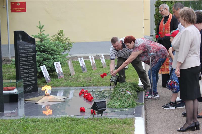 В казанском отряде спецназа «Барс» почтили память погибших при исполнении воинского долга сослуживцев