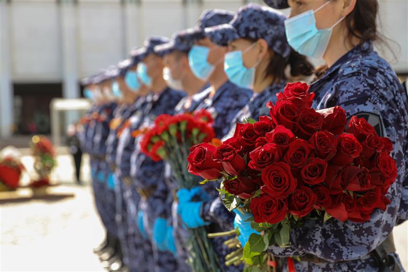 В Москве сотрудники Росгвардии провели памятные мероприятия, посвященные Дню Победы