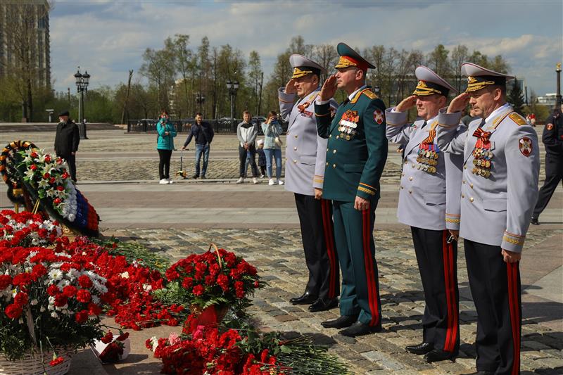 В Москве сотрудники Росгвардии провели памятные мероприятия, посвященные Дню Победы