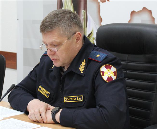 Росгвардия поучаствовала в заседаниях антитеррористических комиссий в Ростове-на-Дону и Элисте