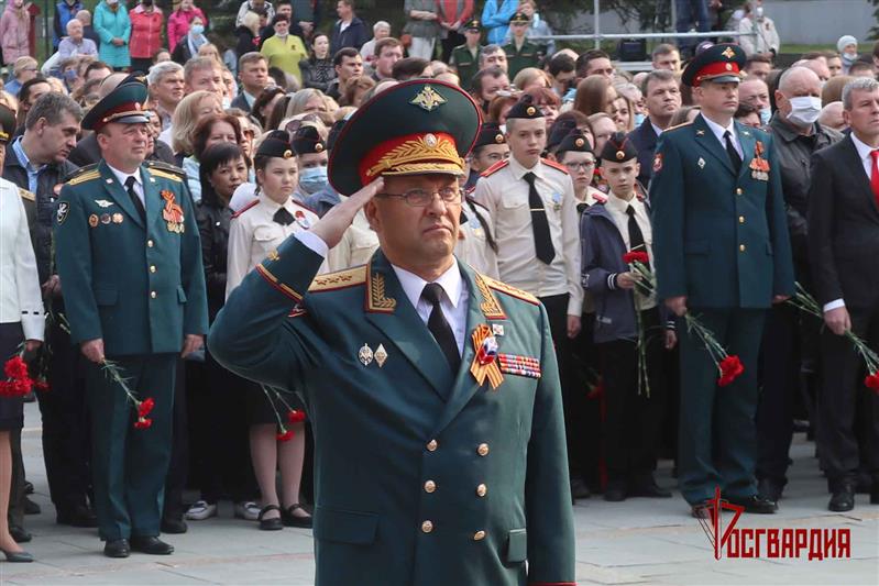 Командующий Уральским округом Росгвардии принял участие в памятном мероприятии в честь павших в годы Великой Отечественной войны
