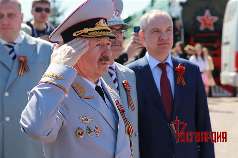 В Челябинске начальник территориального управления Росгвардии принял участие в мероприятии «Поезд Победы»