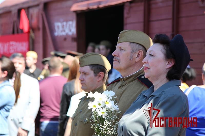 В Челябинске начальник территориального управления Росгвардии принял участие в мероприятии «Поезд Победы»