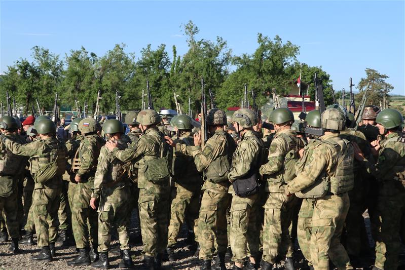 Испытания на право ношения крапового берета проведены в Северо-Кавказском округе Росгвардии 