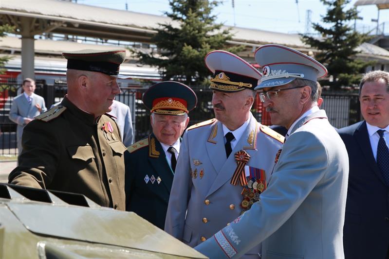 В Челябинске начальник территориального управления Росгвардии принял участие в мероприятии «Поезд Победы»