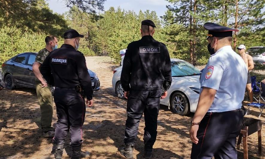 Росгвардия участвует в мероприятиях по борьбе с распространением пожаров в Тюмени