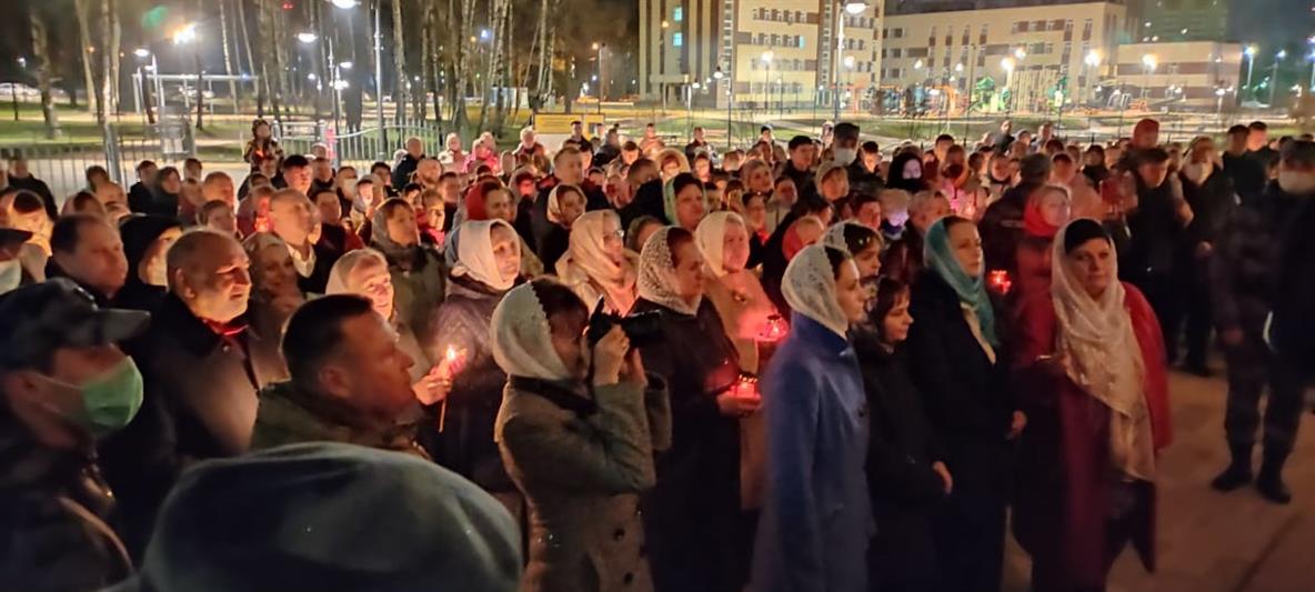 В главном храме Росгвардии прошло пасхальное богослужение