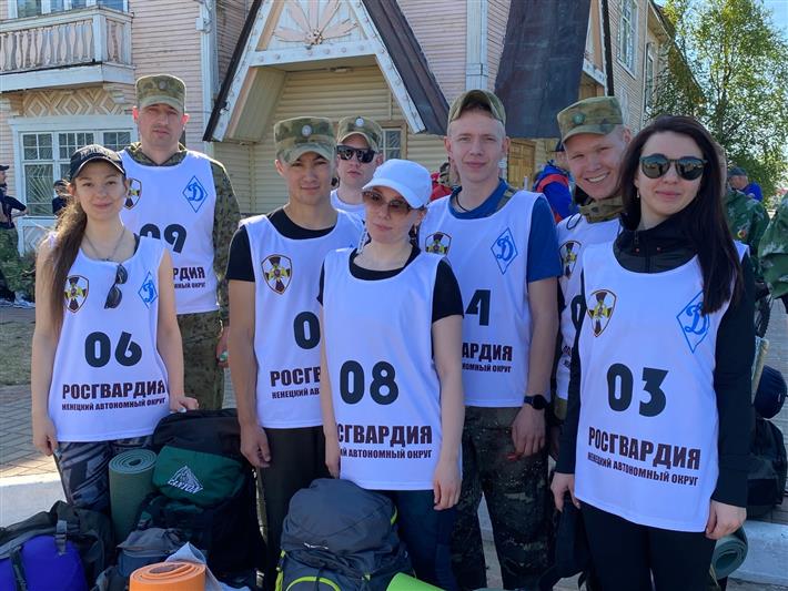 В Нарьян-Маре команда Росгвардии приняла участие в 55-м окружном туристическом слёте «Дорогами отцов-героев»
