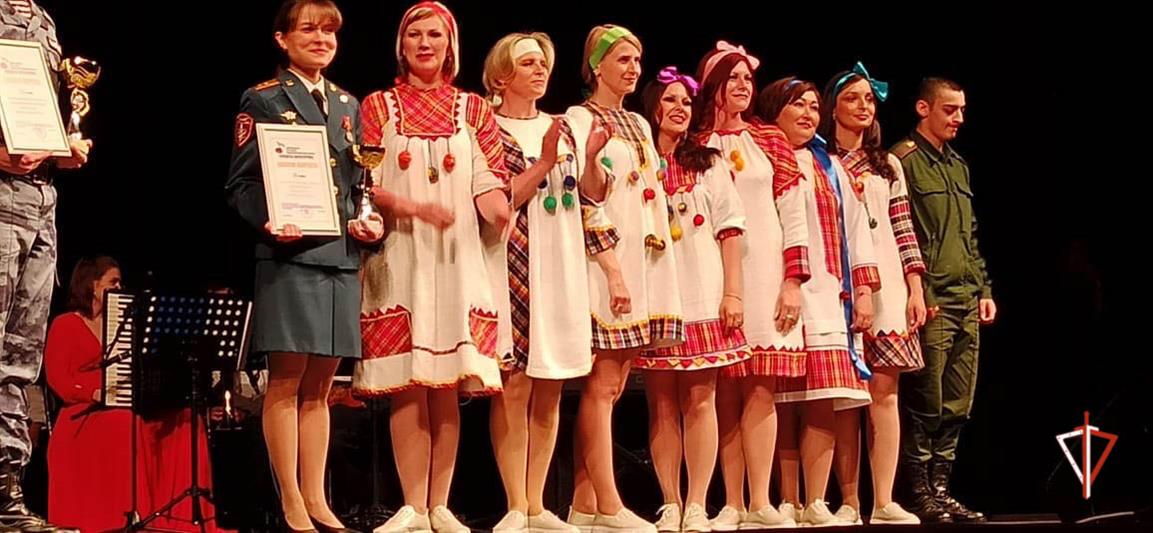 Артистки из озерского соединения Росгвардии завоевали второе место на всероссийском ведомственном конкурсе «Солдаты антитеррора»