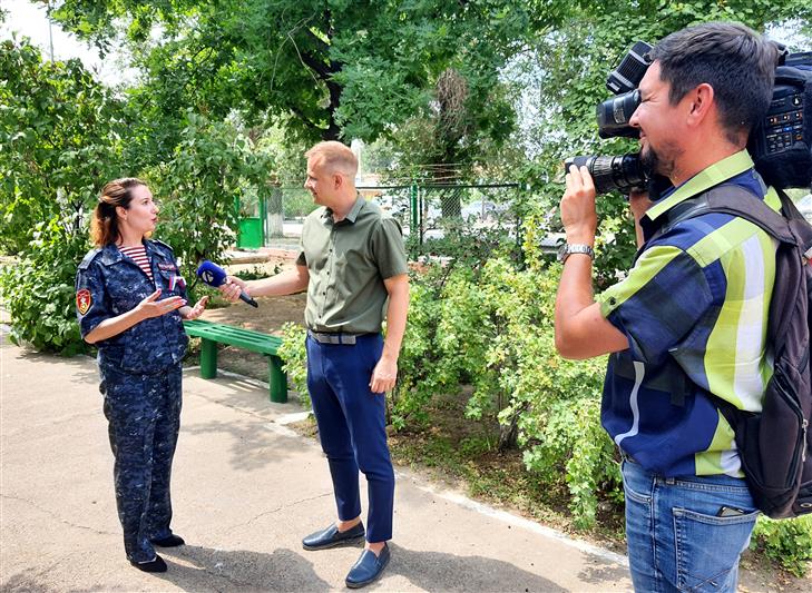 Астраханские росгвардейцы присоединились к ведомственной акции «Каникулы с Росгвардией»
