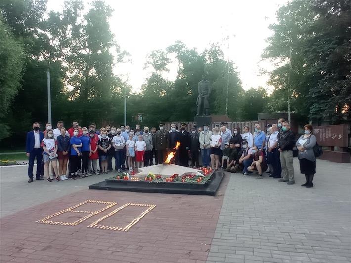 Росгвардейцы Центрального округа приняли участие в акции «Свеча памяти»