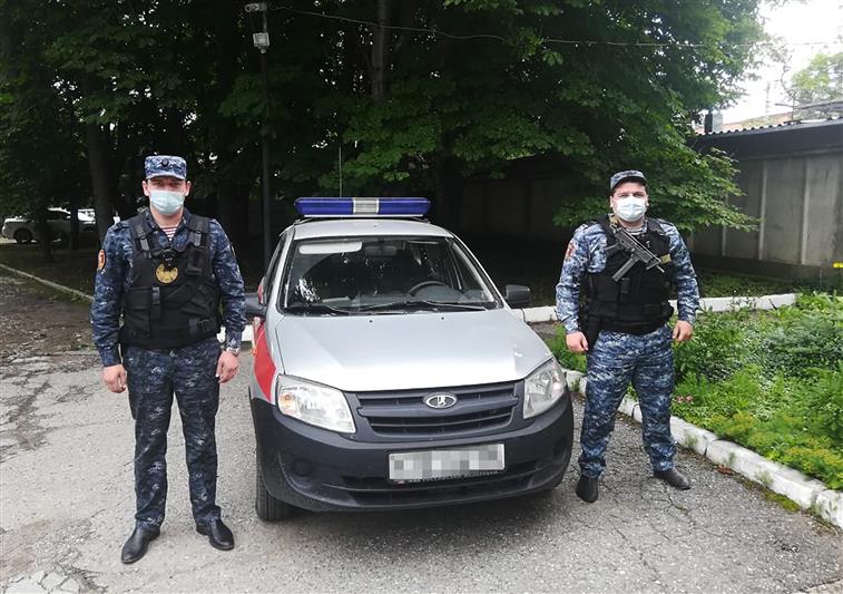 Росгвардейцы в Кисловодске по горячим следам задержали правонарушителя 