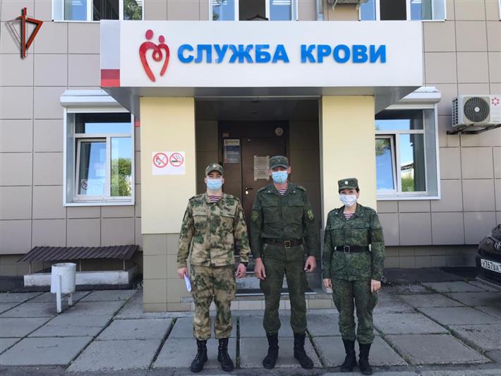 В Иркутской области военнослужащие Росгвардии вновь стали донорами крови