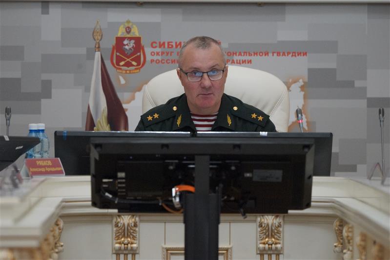 В Сибирском округе Росгвардии состоялось расширенное заседание военного совета