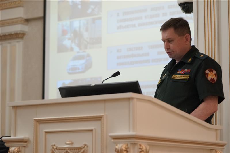 В Сибирском округе Росгвардии состоялось расширенное заседание военного совета