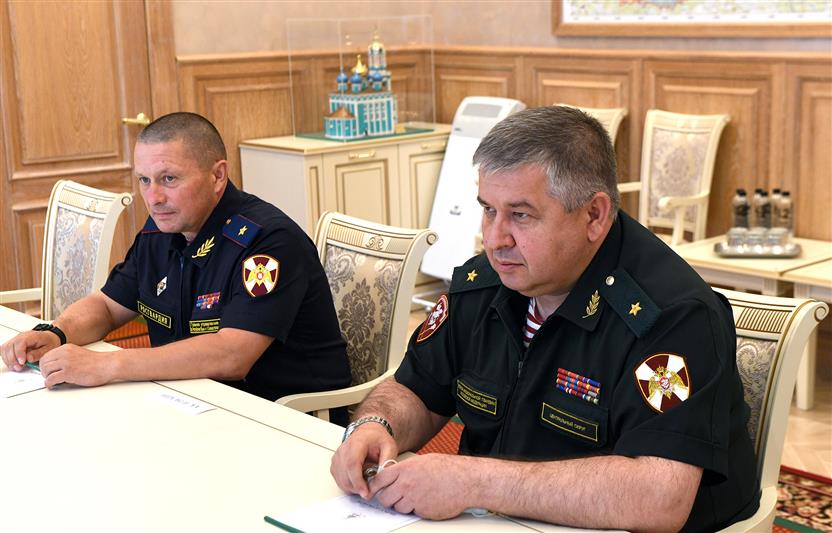Личному составу Управления Росгвардии по Тверской области представили нового руководителя
