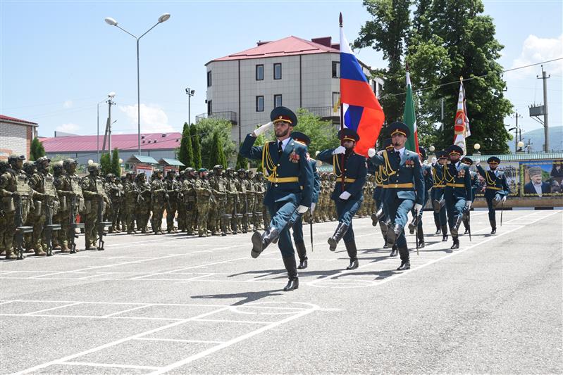 Веденский батальон грозненского соединения Росгвардии отметил 15-летие
