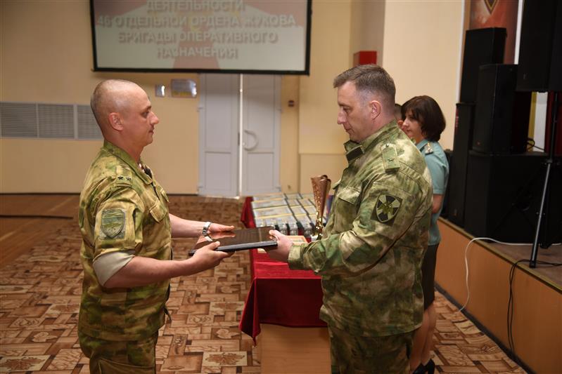 В грозненском соединении Росгвардии подведены итоги служебно-боевой деятельности за прошедшее полугодие 
