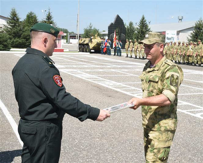 Урус-мартановский полк Росгвардии  отметил  свое 21-летие