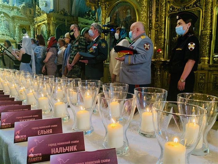Сотрудники Росгвардии приняли участие в старте международной акции «Свеча памяти»