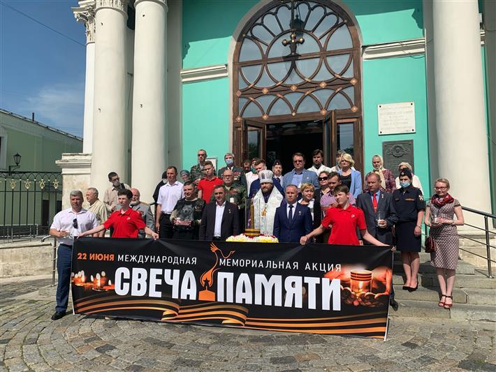 Сотрудники Росгвардии приняли участие в старте международной акции «Свеча памяти»