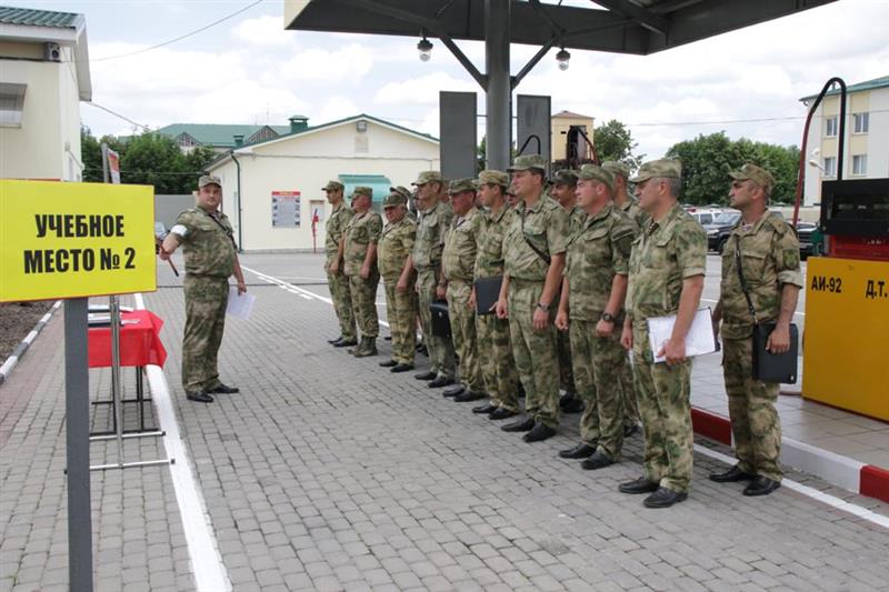 В Северо-Кавказском округе Росгвардии прошел сбор офицеров, отвечающих за техобеспечение воинских частей и терорганов 