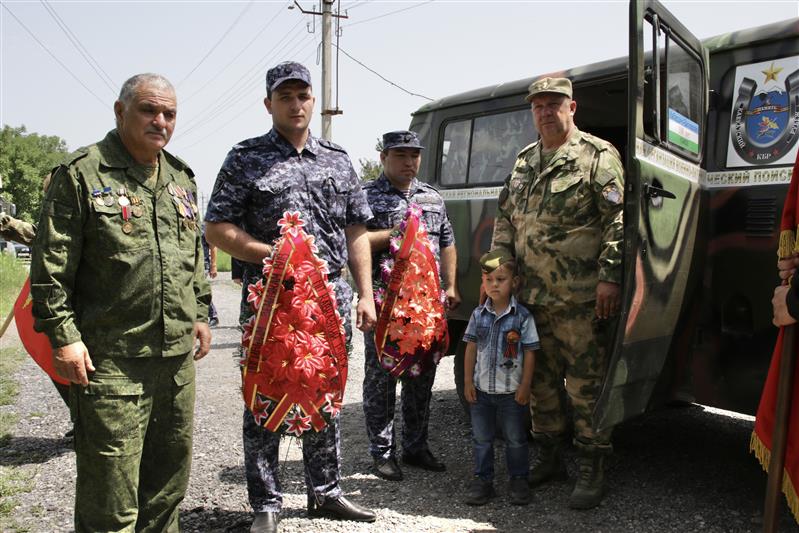 Росгвардейцы Кабардино-Балкарии приняли участие в акции «На страже памяти»