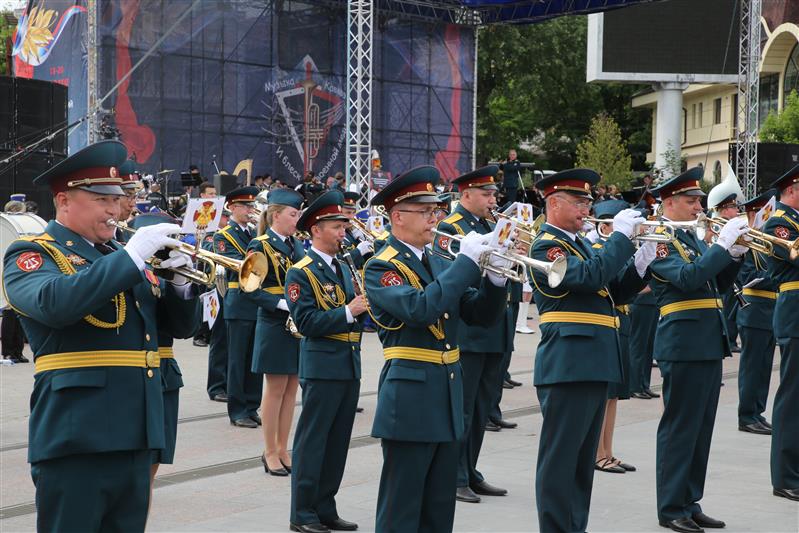 В Ессентуках стартовал всероссийский фестиваль военных оркестров Росгвардии
