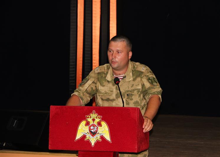 В Грозном отметили годовщину образования районной квартирно-эксплуатационной части Росгвардии