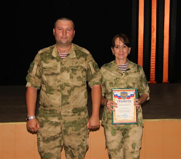 В Грозном отметили годовщину образования районной квартирно-эксплуатационной части Росгвардии