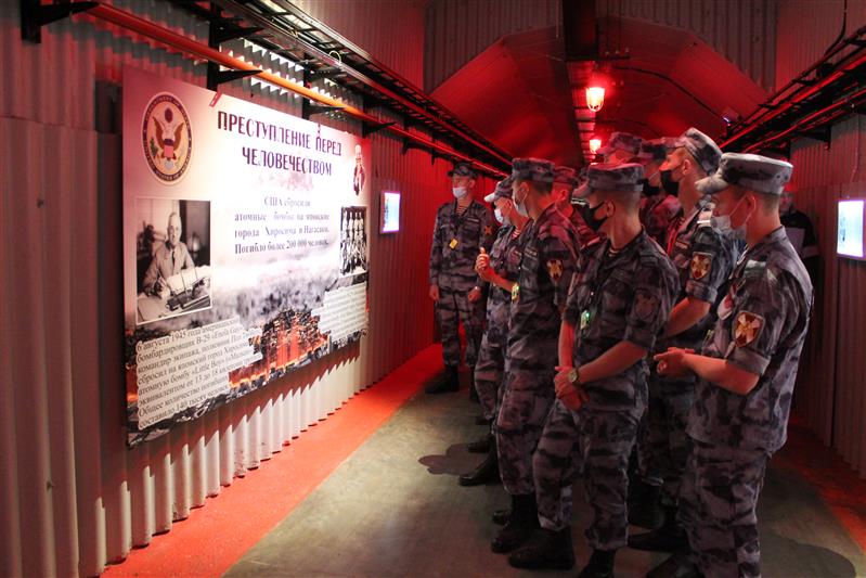 Акция «На память о военной службе» проведена в севастопольском полку Росгвардии