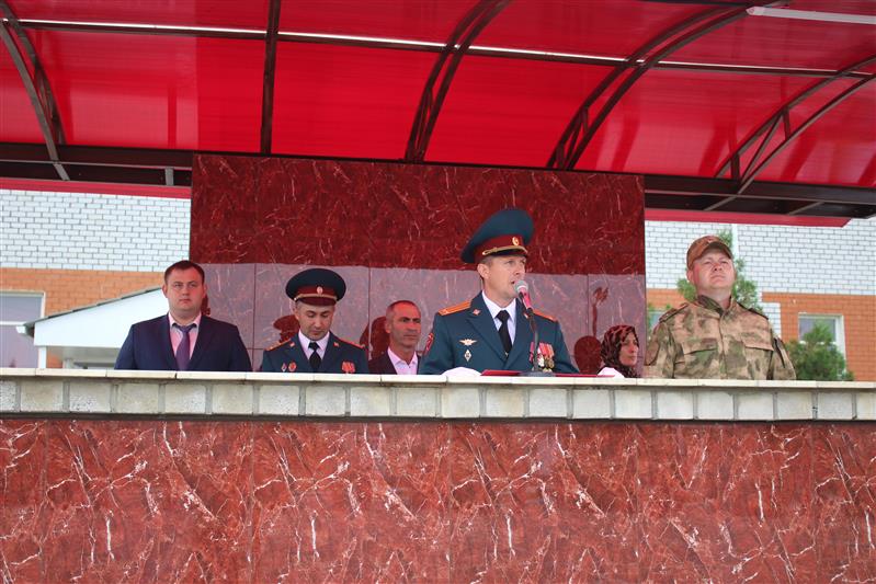 Червленский оперативный батальон грозненского соединения Росгвардии отметил годовщину своего образования 