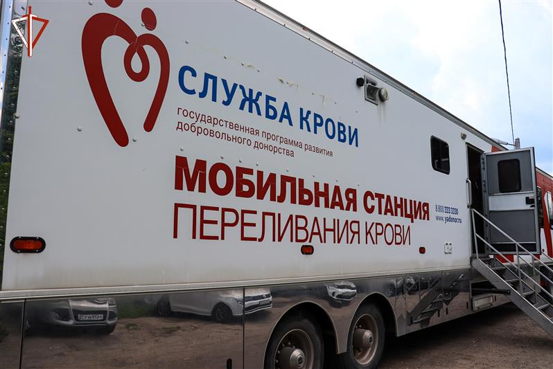 В Марий Эл росгвардейцы приняли участие в акции по сдаче донорской крови 