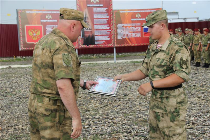 В ОГВ(с) поздравили военнослужащих отряда специального назначения с окончанием служебной командировки