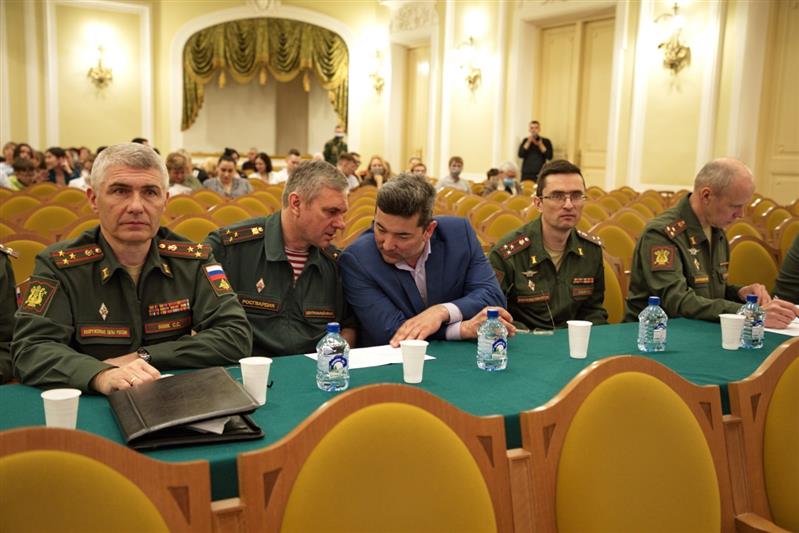 Образцово-показательный оркестр Росгвардии принял участие в проведении государственного экзамена военных дирижёров
